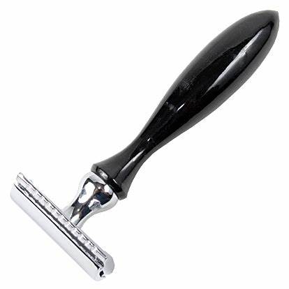 [PA041] Parker 12R - Buffalo Horn Handle 3 Piece Safety Razor
