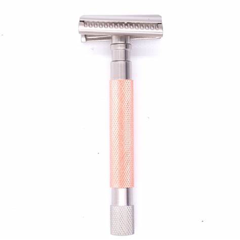 [PA018] Parker 55SL-RG - Semi-Slant 3 Piece Safety Razor  - Rose Gold