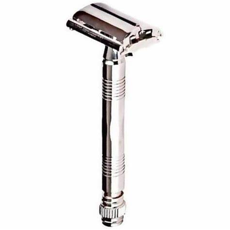 [PA009] Parker 95R - High Lustre Elegant Nickel Butterfly Open Safety Razor