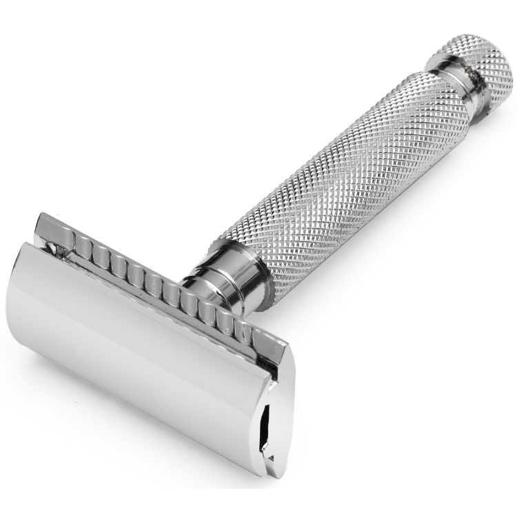 [PA032] Parker 97R - Herringbone Design 3" Handle 3 Piece Safety Razor