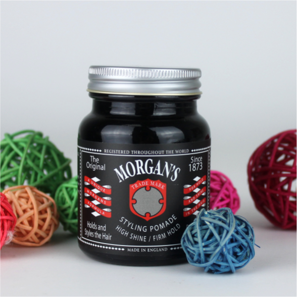 [MG053] Morgans Pomade High Shine/Firm Hold 100g - Black
