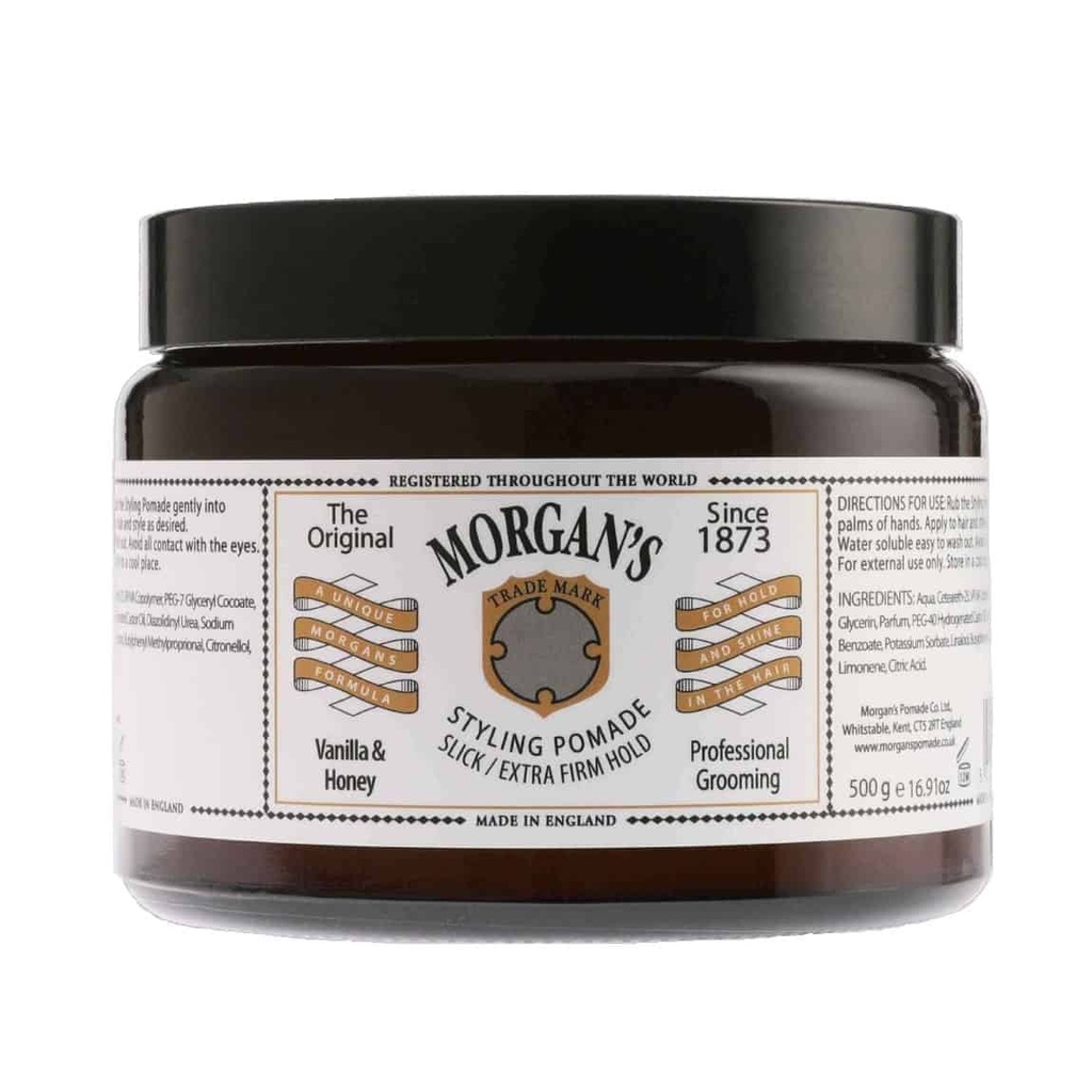 [MG062] Morgans Pomade Vanilla & Honey Extra Firm 500ml