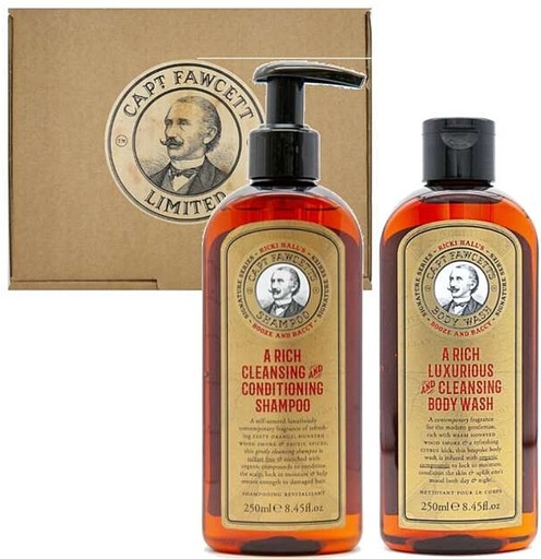 [CF053] CF Ricki Hall's Booze & Baccy Shampoo 250ml and Body Wash 250ml Gift Set 