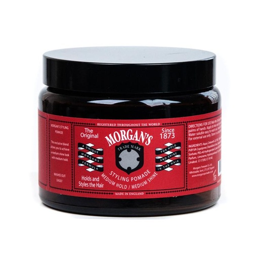 [MG051] Morgans Pomade Medium Hold/Medium Shine 500g - R